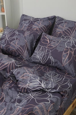 Пододеяльник перкаль Мираж темно-синий